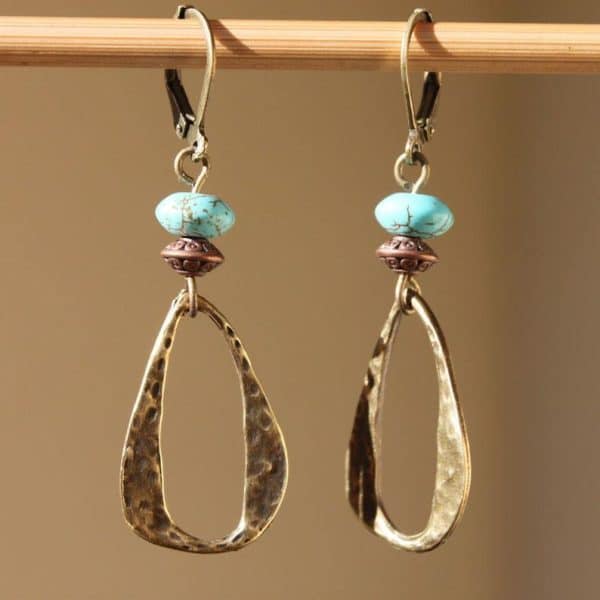 Women's Drop-shaped Bohemian Beaded Earrings