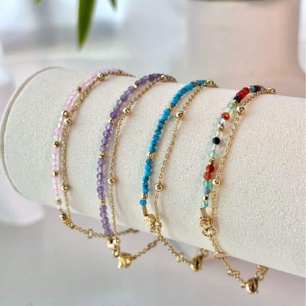 Women's Fashionable Elegant Double-layer Twin Bracelet