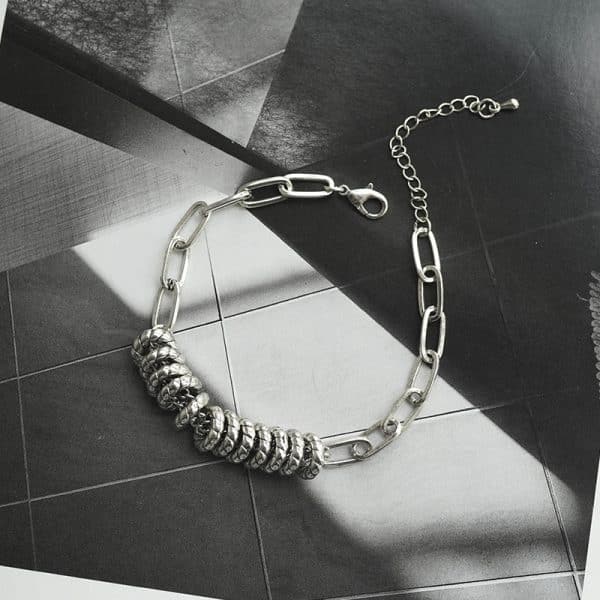 Trend Personality Circle Retro Stitching Bracelet