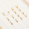 Molan Zirconia Stud Earrings Set
