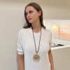 Vintage Large Round High-grade Sweater Chain Necklace