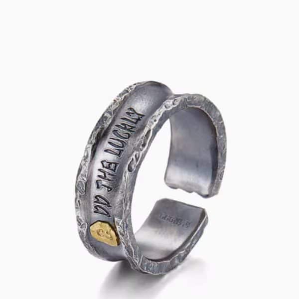 Couple Ring Men's And Women's Ring 99 Foot Silver Set