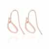 Korean Style Simple Stainless Steel Drop Earrings Women