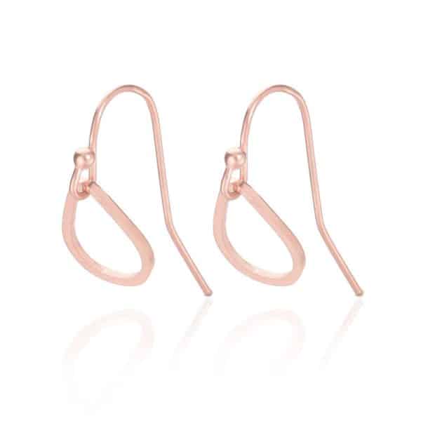 Korean Style Simple Stainless Steel Drop Earrings Women