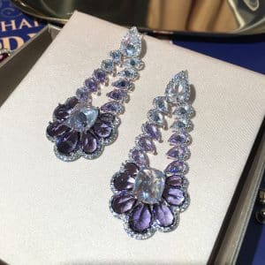 Water Drop Earrings With Exaggerated And Elegant Personality