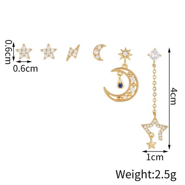 European And American Style Fashion Earrings Set