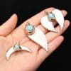 Exquisite Gift Natural Stone Semi-precious Stone Carved Pendant