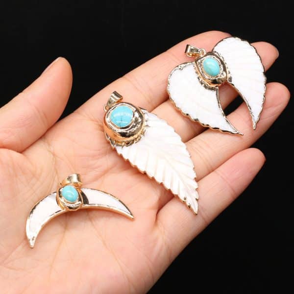Exquisite Gift Natural Stone Semi-precious Stone Carved Pendant