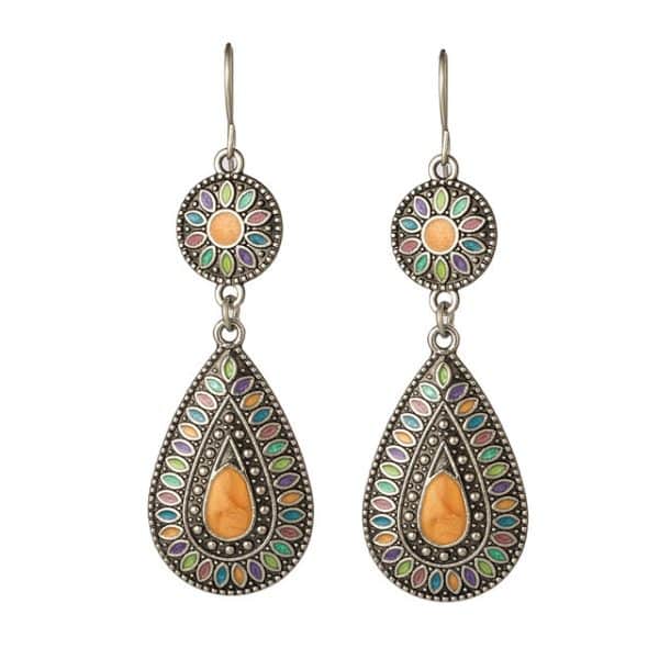 Women's Creative Boho Oil Drop Earrings