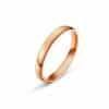 Women's Korean-style Elegant 3mm Simple Bracelet Arc Titanium Steel Ring