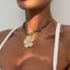 Irregular Beach Wind Gravel Clavicle Chain