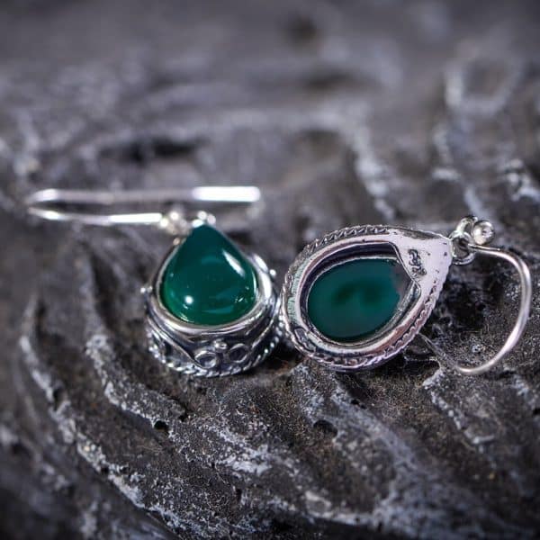 Agate Drop-Shaped Fashion Personality Female Earrings