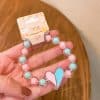 Cartoon Jelly Color Beaded Girl Bracelet