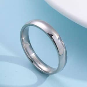 Glossy Couple Alloy Fine Ring Decoration