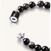 Black Agate Bracelet Small Love Lock Couple Necklace Bracelet