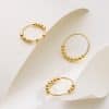 S925 Sterling Silver Ten Beads Relieve Anxiety Lucky Ring