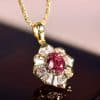 Inlaid Zircon Indian Style Necklace Female Geometric