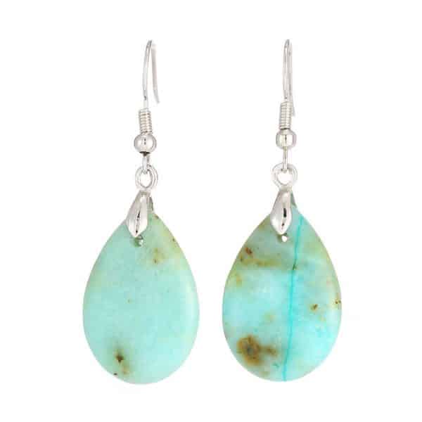 Bohemian Drop-shaped Multicolor Stone Earrings
