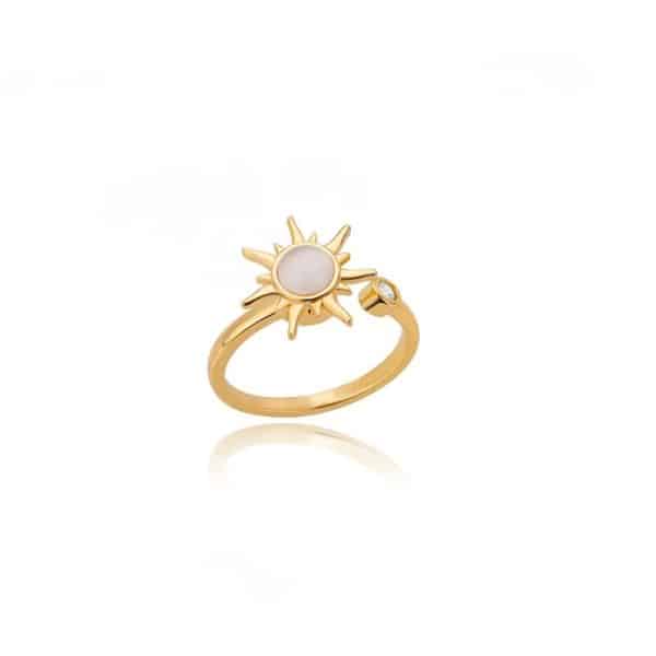 Women's Simple Rotatable Decompression Ring