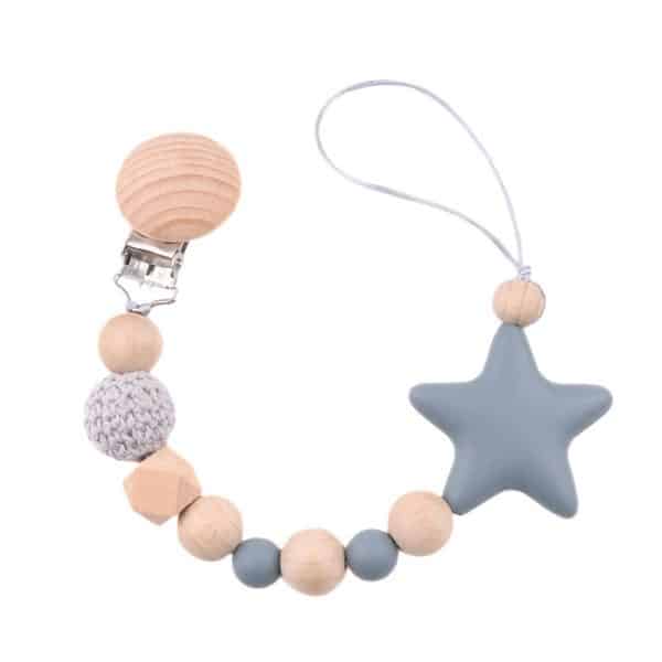 Teether Toys Drop-preventing Chain Baby Pacifier Clip