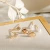 High-quality Earrings Set Small Trendy Cute Love Lock