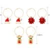 Women's Fashion Christmas Earrings Set Of Three
