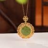 Fashion Pattern Hollow Retro Dignified Pendant