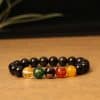 Agate Five Gods Of Wealth Bracelet Crystal Agate Bead Bracelet