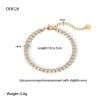 Stainless Steel All-match Twin Bracelet Natural Stone Bracelet