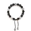 Black Agate Map Stone Men's And Women's Bracelet Niche High Sense