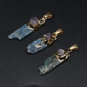 Simple Natural Stone Pendant DIY Jewelry Accessories