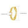 Women's Flower Inlaid Earrings And Buckle 4 Piece Set