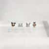 Women's Fashion Simple Micro-set Zirconia Earrings