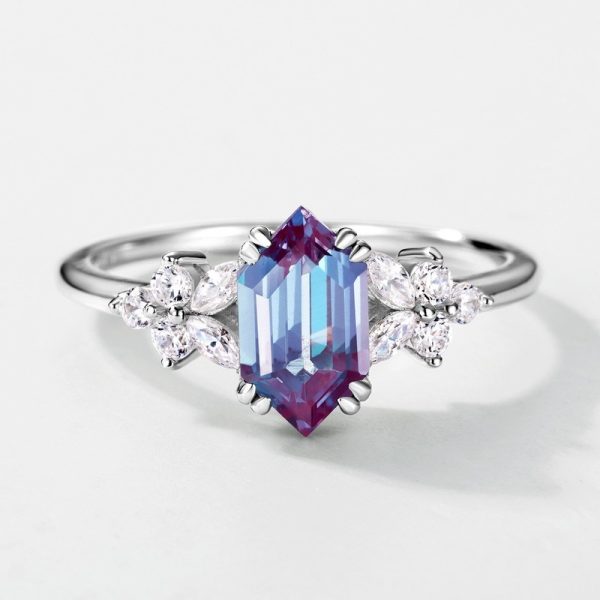 Women's Simple Cultivation Alexander Stone Ring