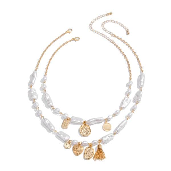 French Pearl Light Luxury Clavicle Ocean Necklace