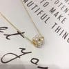 Freshwater Pearl Multiple Beads Barrel Pendant Necklace