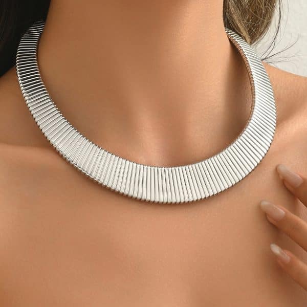 Necklace Punk Exaggerated Collar For Women
