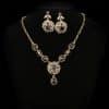 Vintage necklace earrings jewelry set