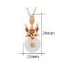 Fox Peace Buckle Vintage Necklace For Women