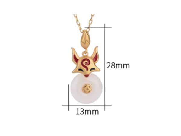 Fox Peace Buckle Vintage Necklace For Women