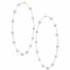 The New Pearl Big Circle Earrings Are Exaggerated