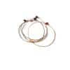 Two-tone Four-strand Braid Dorje Knot Ultra-fine Bracelet