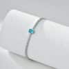 Women's S925 Sterling Silver Diamond Inlaid Zircon Bracelet