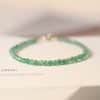 3mm Surface Cutting Beads Aventurine Lucky Beads Very Fine Crystal Retro Style Bracelet