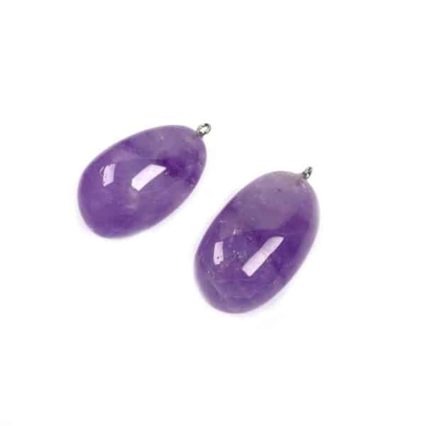 Natural Stone Unshaped Amethyst Pendant DIY Jewelry Accessories