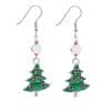 Christmas Creative New Long Oil Drop Earrings Simple
