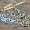 Ethnic Style Vintage Water Drop Tassel Earrings Bohemian