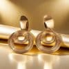 Retro Exaggerated Multi-circle Winding Personality Fashion Titanium Steel Earrings
