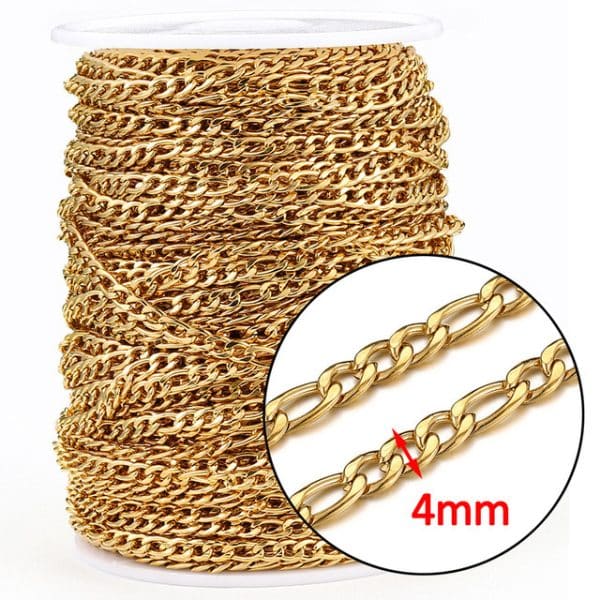 Stainless Steel 18K Gold Color Protection Cross Necklace
