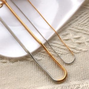 Hip-hop Fashion All-match Cold 3mm Golden Chain